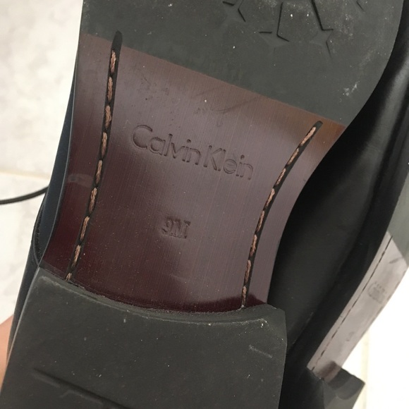 Men’s Calvin Klein Black Leather Dress Shoe main image 10